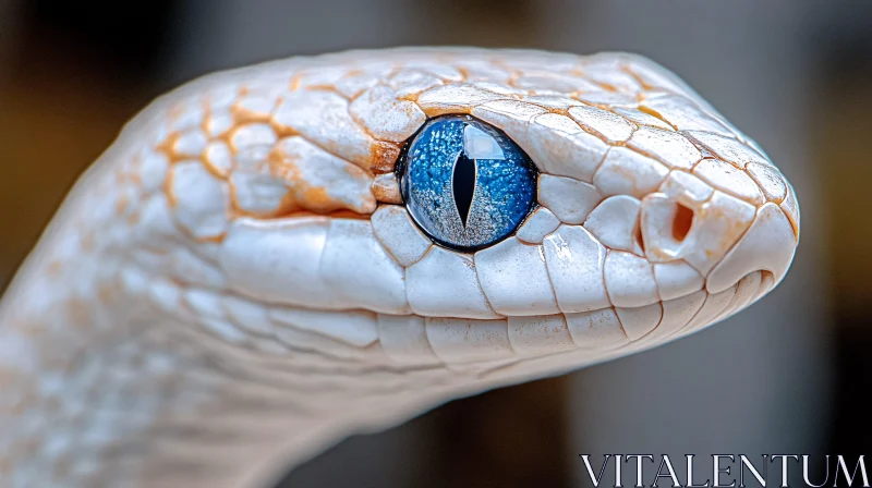 AI ART Detailed Portrait of a Snake's Head