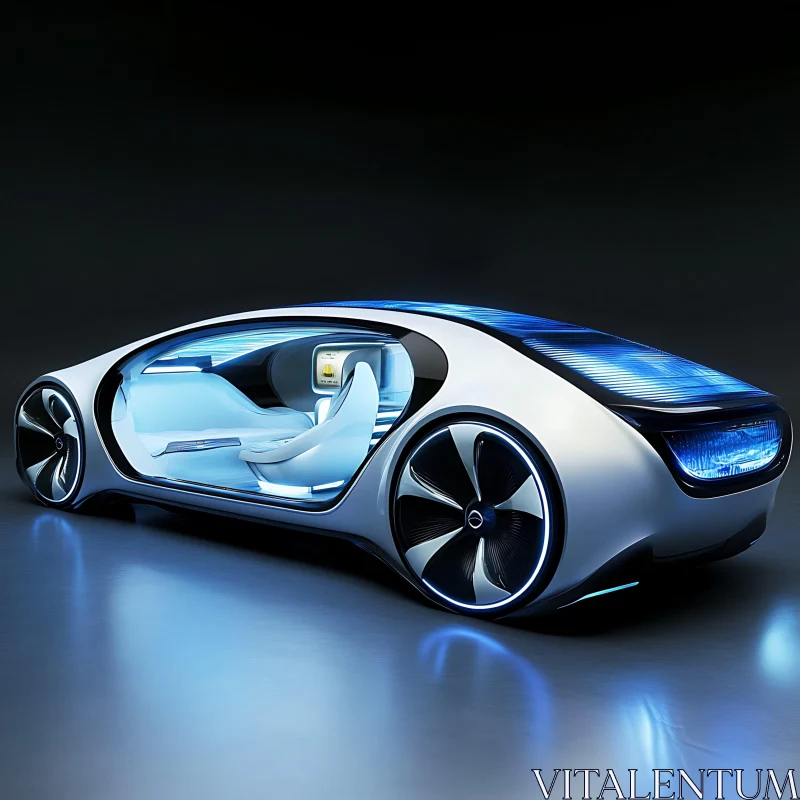 High-Tech Automobile Design and Innovation AI Image