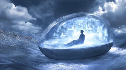 Technological Cocoon in a Snowy World