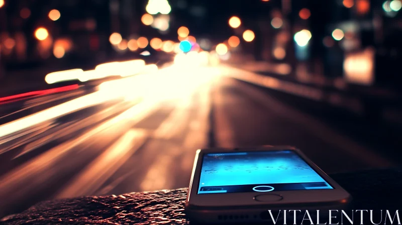 Urban Nightlife with Smartphone and Light Trails