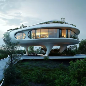 Modern Architectural Marvel in Nature