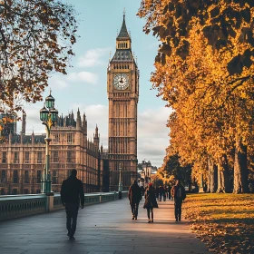 Big Ben in Fall Season