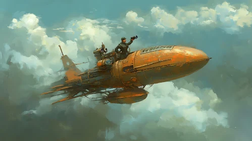 Adventurous Journey in a Steampunk Spaceship