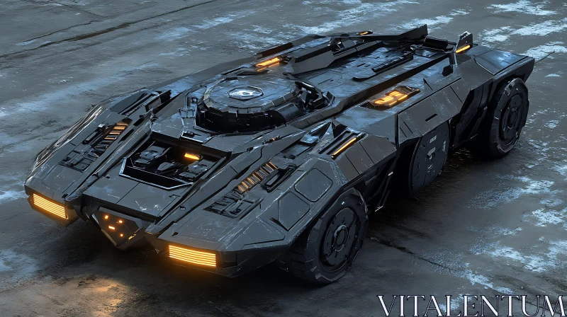 Advanced Technology Military Transport AI Image