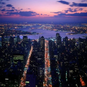 A Stunning Cityscape at Twilight