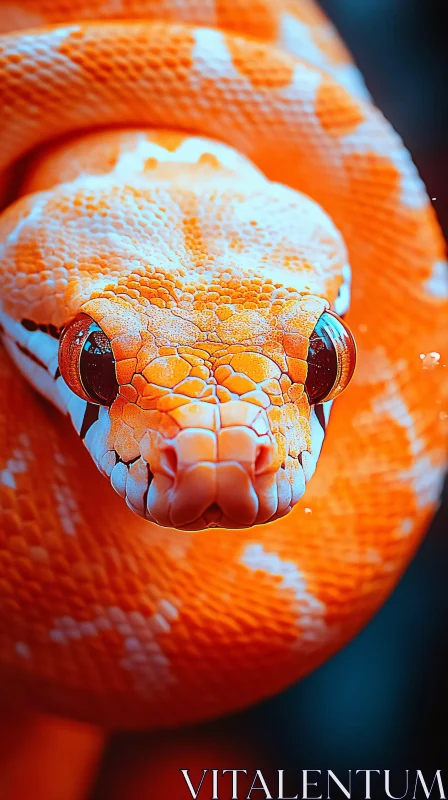 Detailed Snake Close-Up