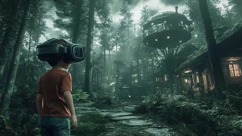 Virtual Reality Adventure in the Forest