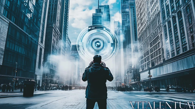 Urban Futuristic Technology AI Image