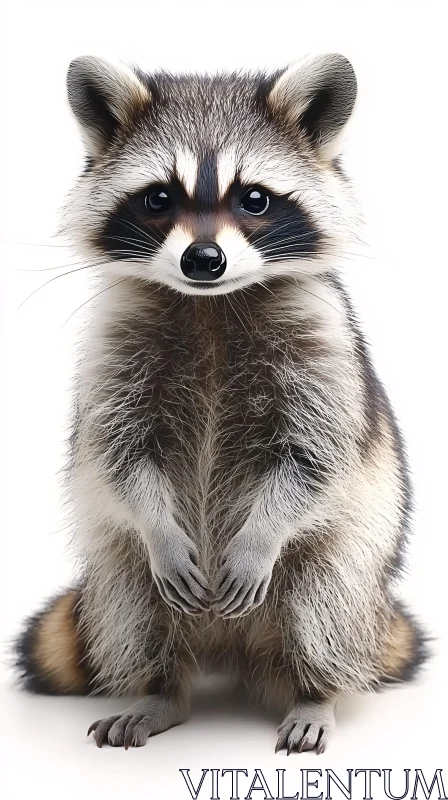 Wildlife Raccoon Image AI Image