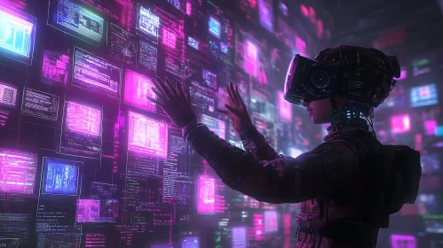 Futuristic Cyber Interaction in Virtual Reality