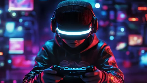 Cyberpunk VR World: Gaming in the Future