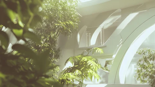 Futuristic Indoor Greenhouse Design