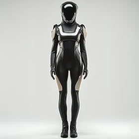 Advanced Cyborg in High-Tech Suit