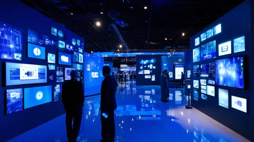 Innovative Technology Display at Exhibition