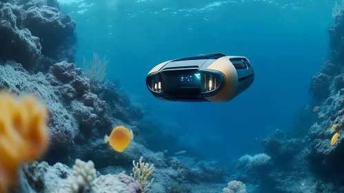 Marine Technology with Underwater Drone