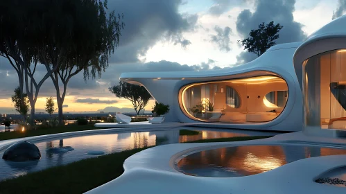 Modern Curved Architectural Design