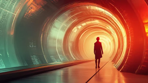 Solitary Walk in a Technologically Advanced Tunnel