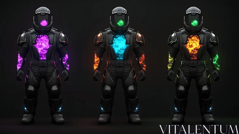 AI ART Advanced Armor with Radiant Light Technology