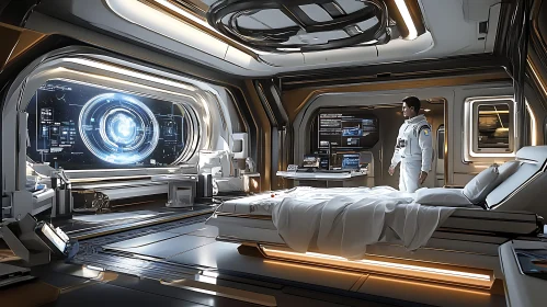 Advanced Spacecraft Bedroom Design