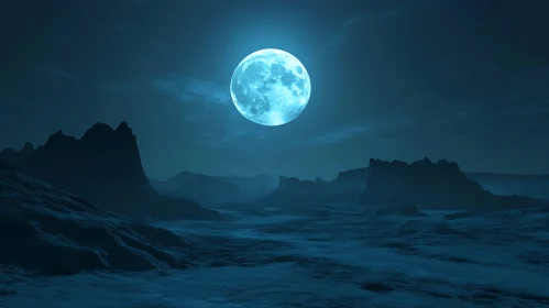 Mystical Moonlit Landscape