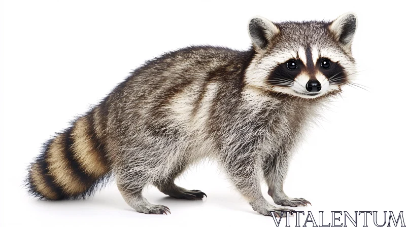 AI ART Endearing Raccoon Animal Image