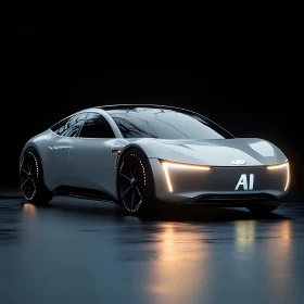 Advanced Modern Car Design with AI Integration