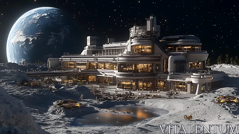 Advanced Space Settlement on the Moon