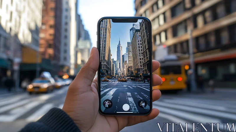 City Vibes: New York Through a Smartphone Lens AI Image