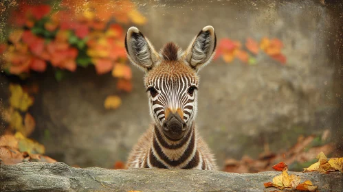 Zebra in Autumn