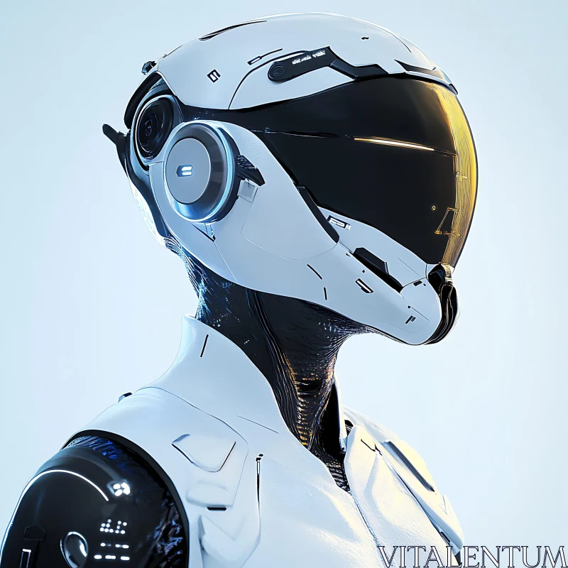 Futuristic Cyborg Design AI Image