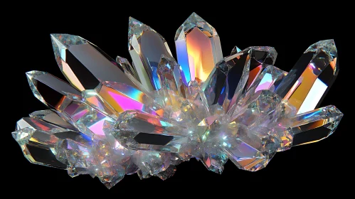 Radiant Prismatic Gemstones