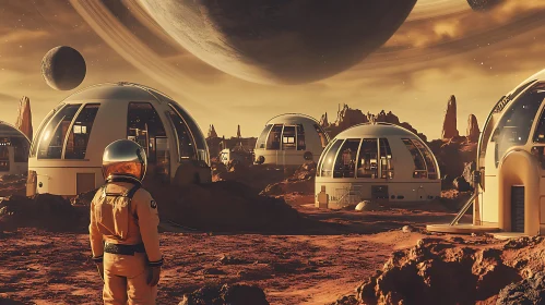 Martian Exploration with Space Domes