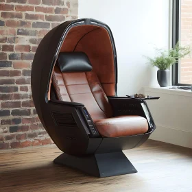 Luxurious Leather Ergonomic Chair