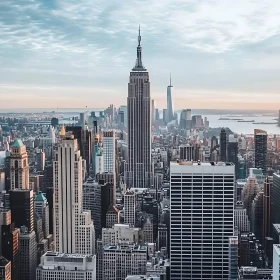 Urban Landscape at Dusk