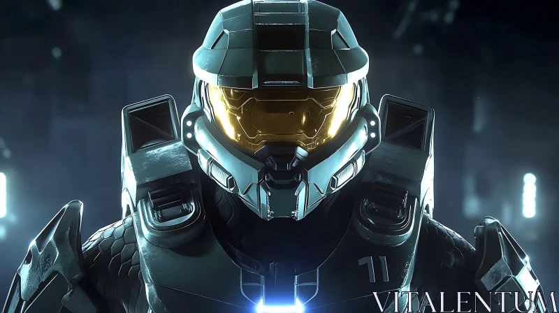 High-Tech Armored Warrior