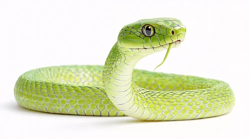 Enigmatic Green Serpent