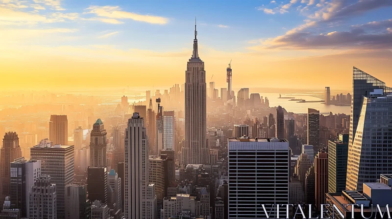 Sunset Over the City