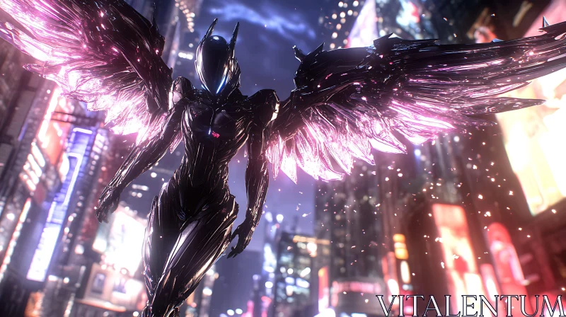 Neo-City Soaring Cyborg