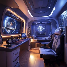 Sci-Fi Modern Room Design