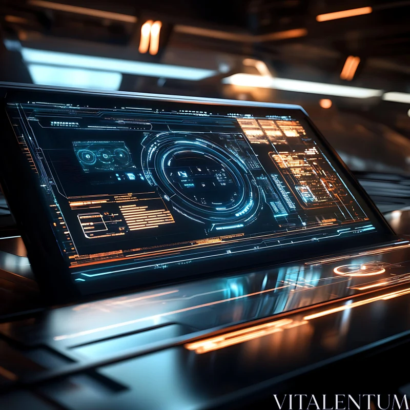 Advanced Tech Dashboard AI Image