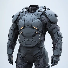 High-Tech Headless Exoskeleton Armor