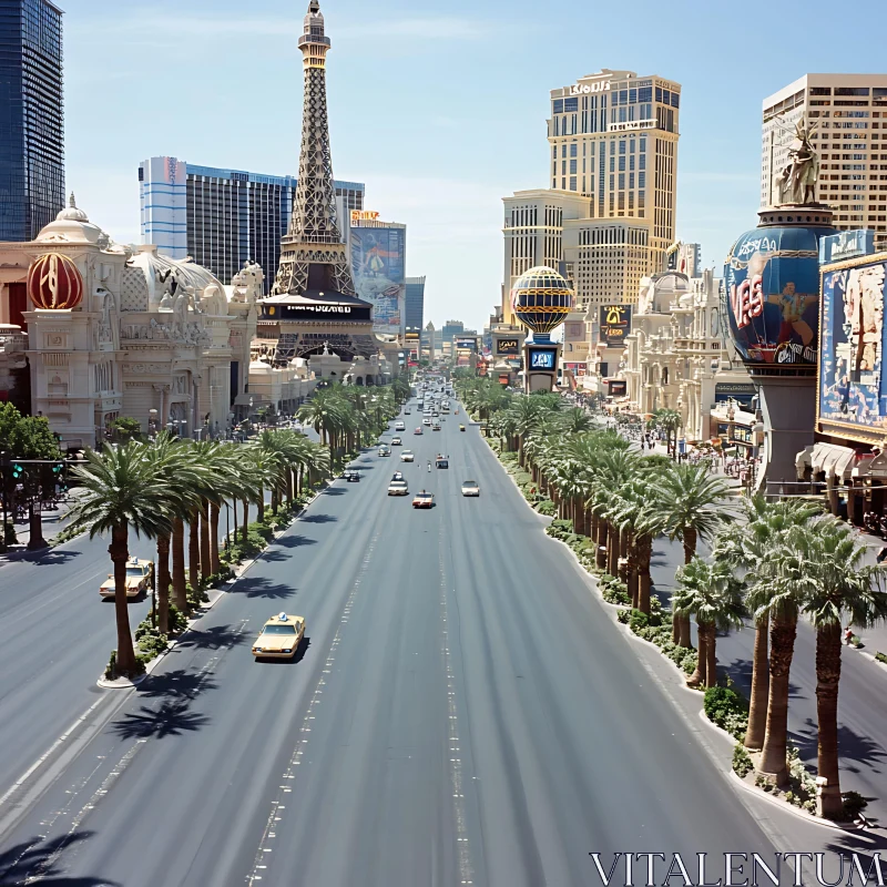 Vibrant Las Vegas Cityscape