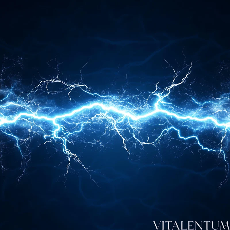 Streaks of Lightning on Dark Canvas