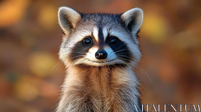 Raccoon Face Close-up
