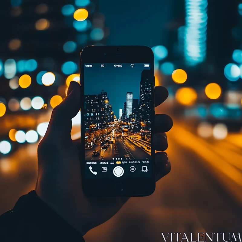 Urban Night Photography Using Smartphone AI Image