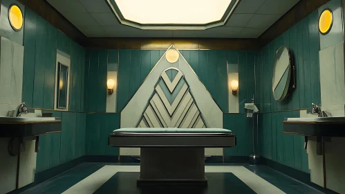 Retro Medical Examination Room Design