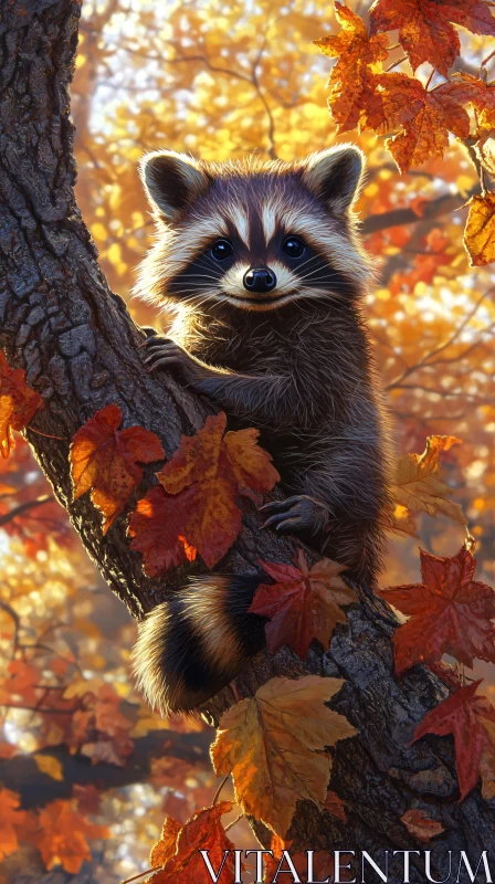 AI ART Autumn Wildlife Portrait