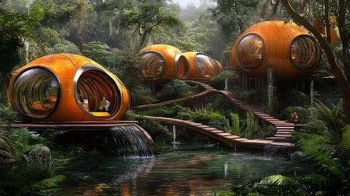 Modern Spherical Homes in Nature