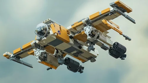 Detailed Lego Spaceship