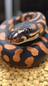 Exotic Snake Close-Up